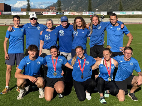 Team SM in Martigny: Frauen-Team holt die Bronzemedaille im Kugelstossen