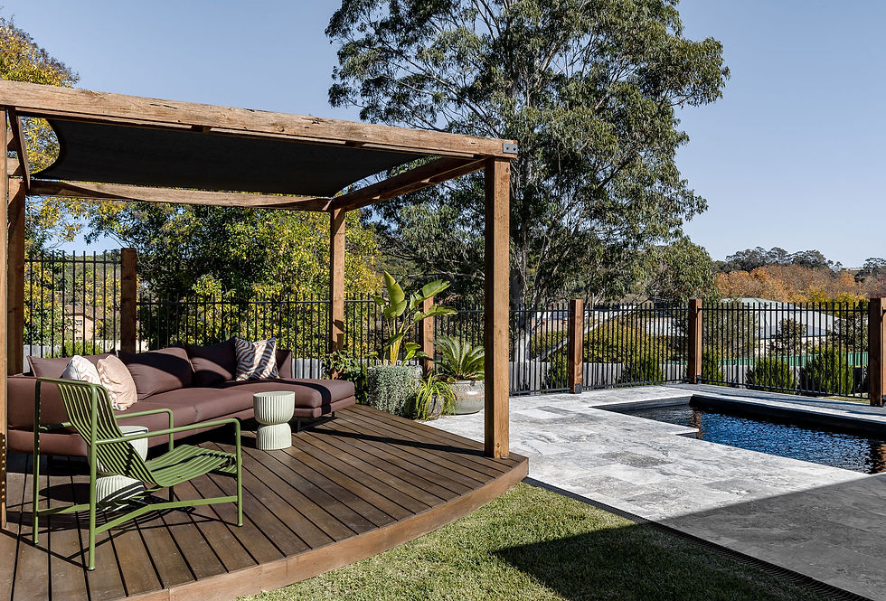rustic pool