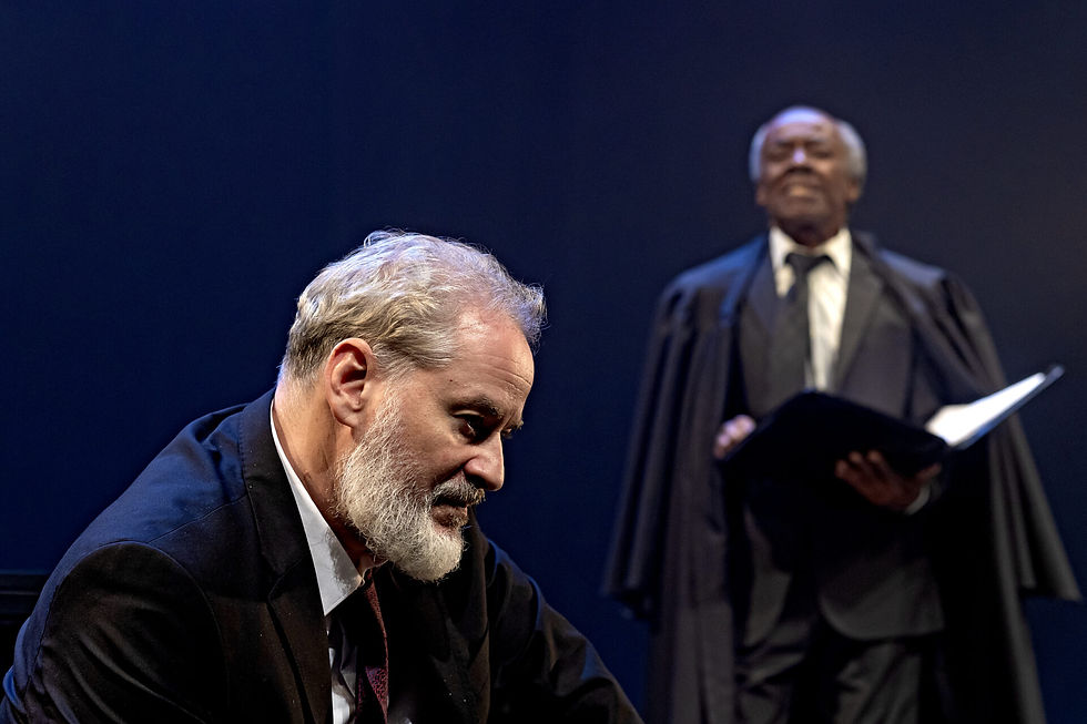 Cena da peça O Mercador de Veneza. Foto: Ronaldo Gutierrez.