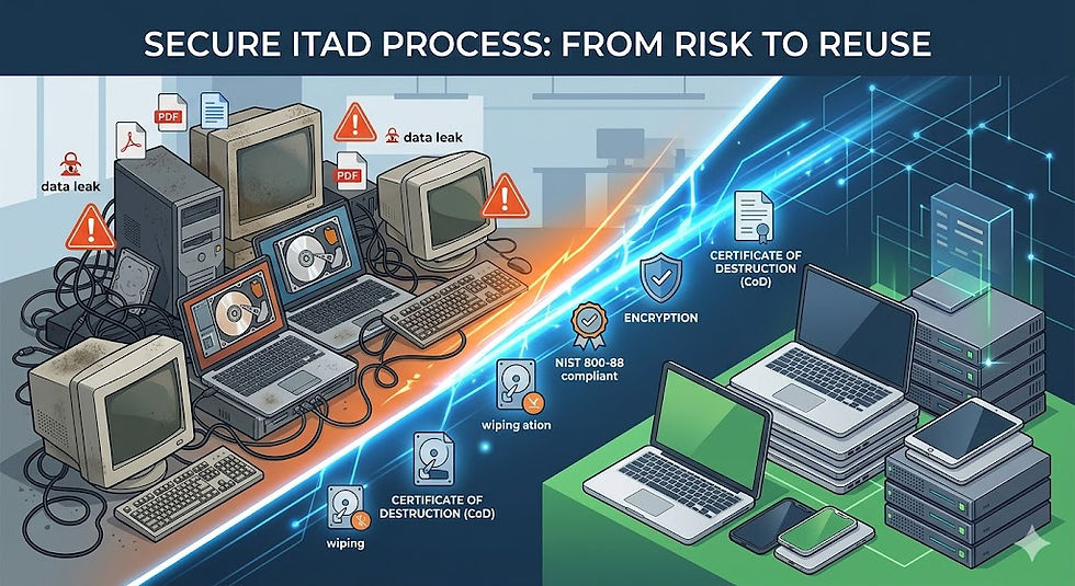 3 Rules for Secure Data Erasure in IT Asset Disposition (ITAD)