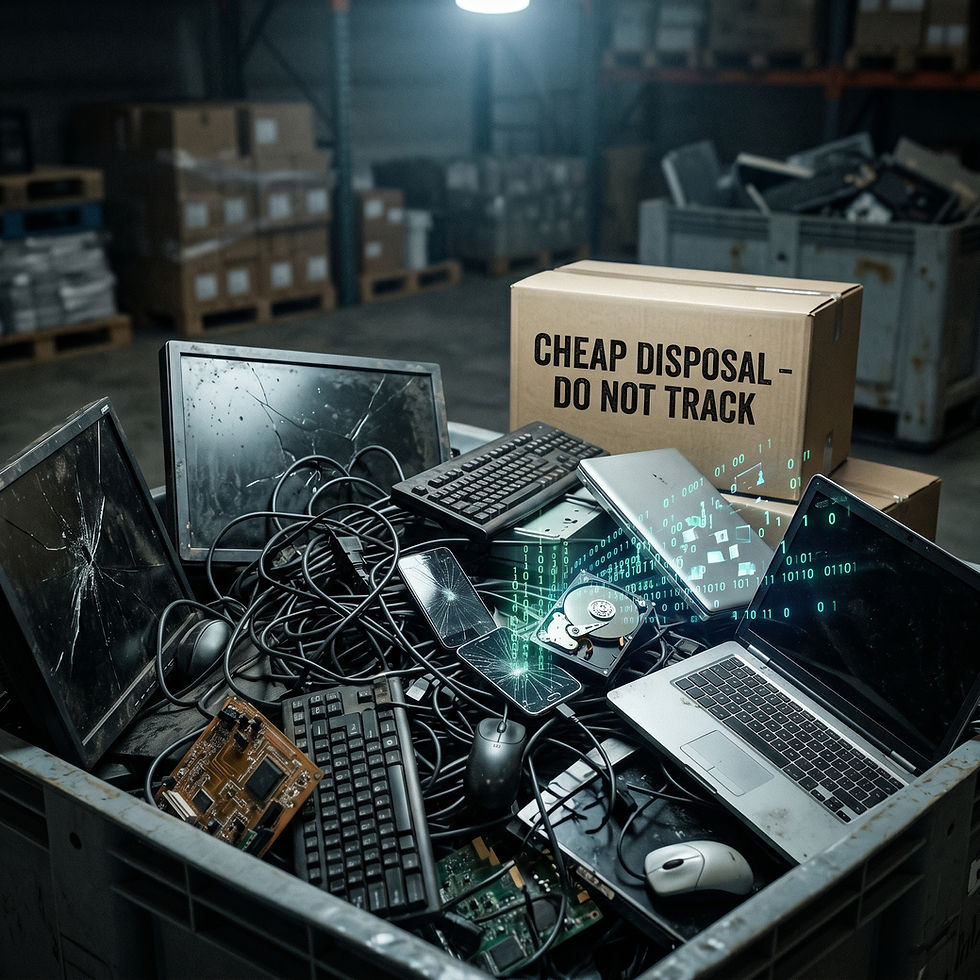 The Dirty Secret of Cheap E-Waste Disposal
