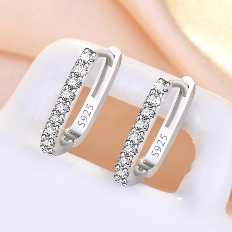 Crystal Arc Hoops