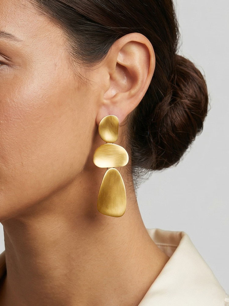 Sculptural Drop Earrings