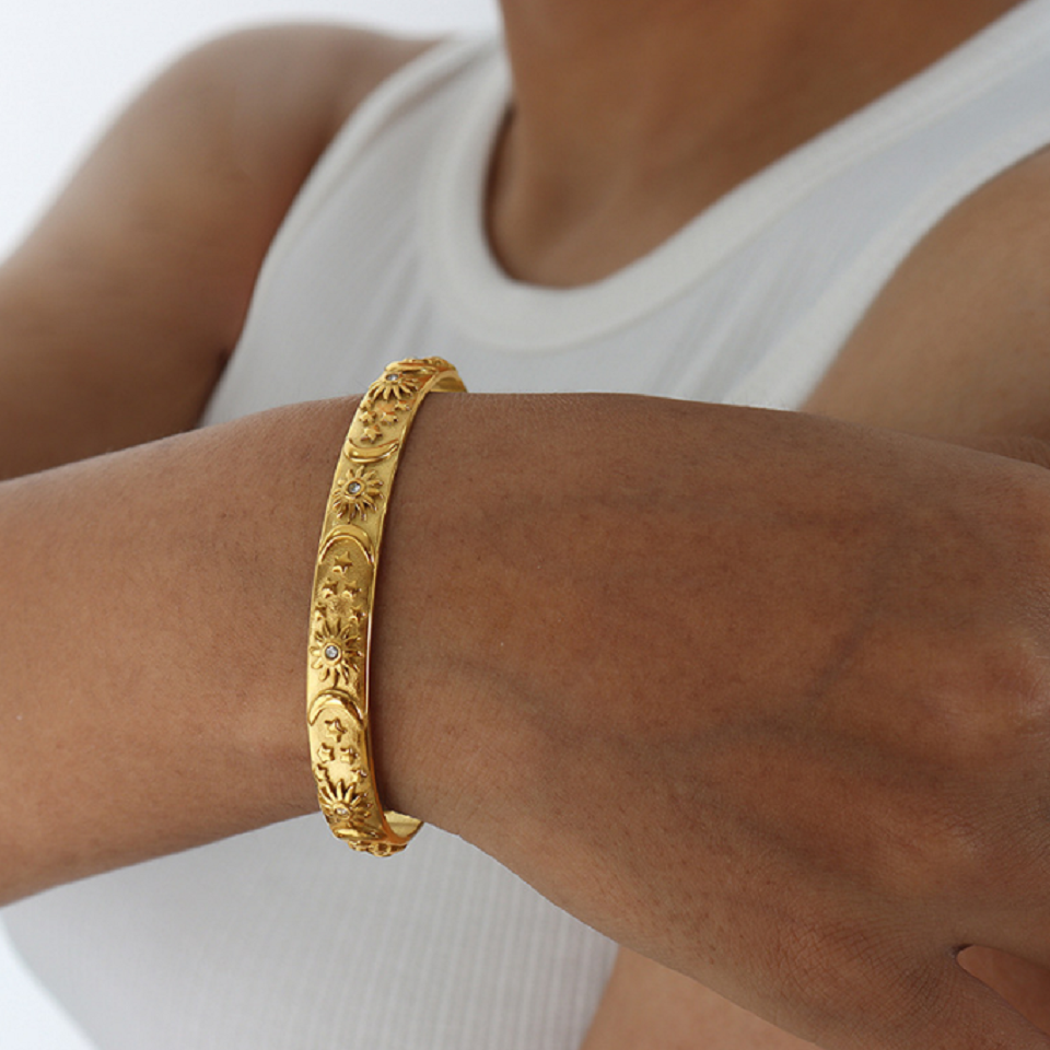 Solar Talisman Bangle