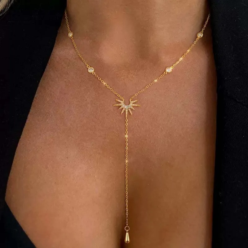 Soleil Lariat Necklace