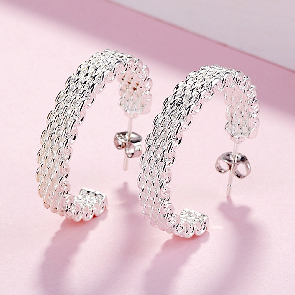 Lace Hoop Earrings