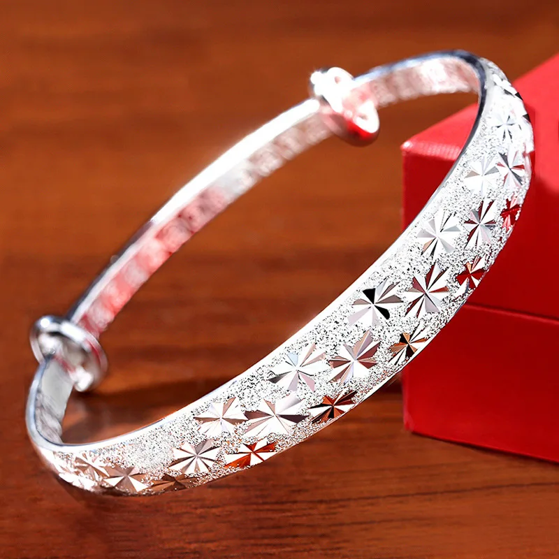Starlight Engraved Bangle