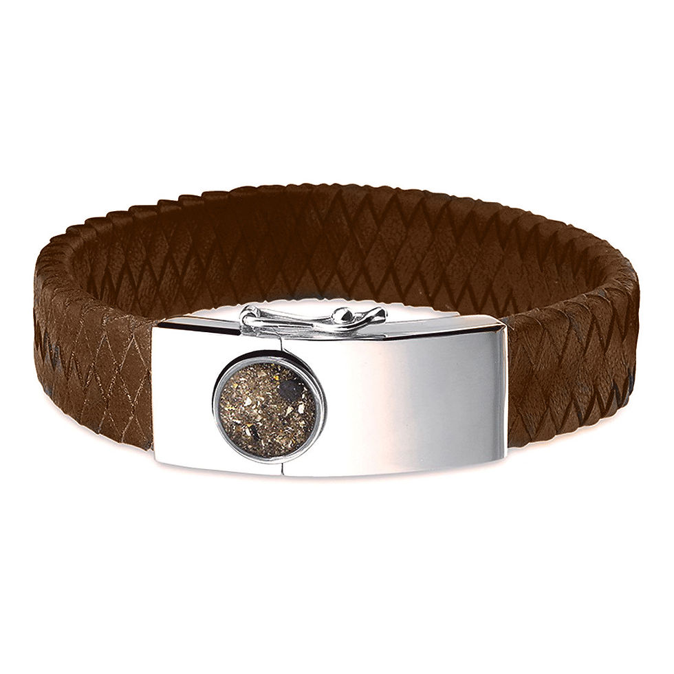 Thumbnail: Leather Ashes Bracelet 17mm