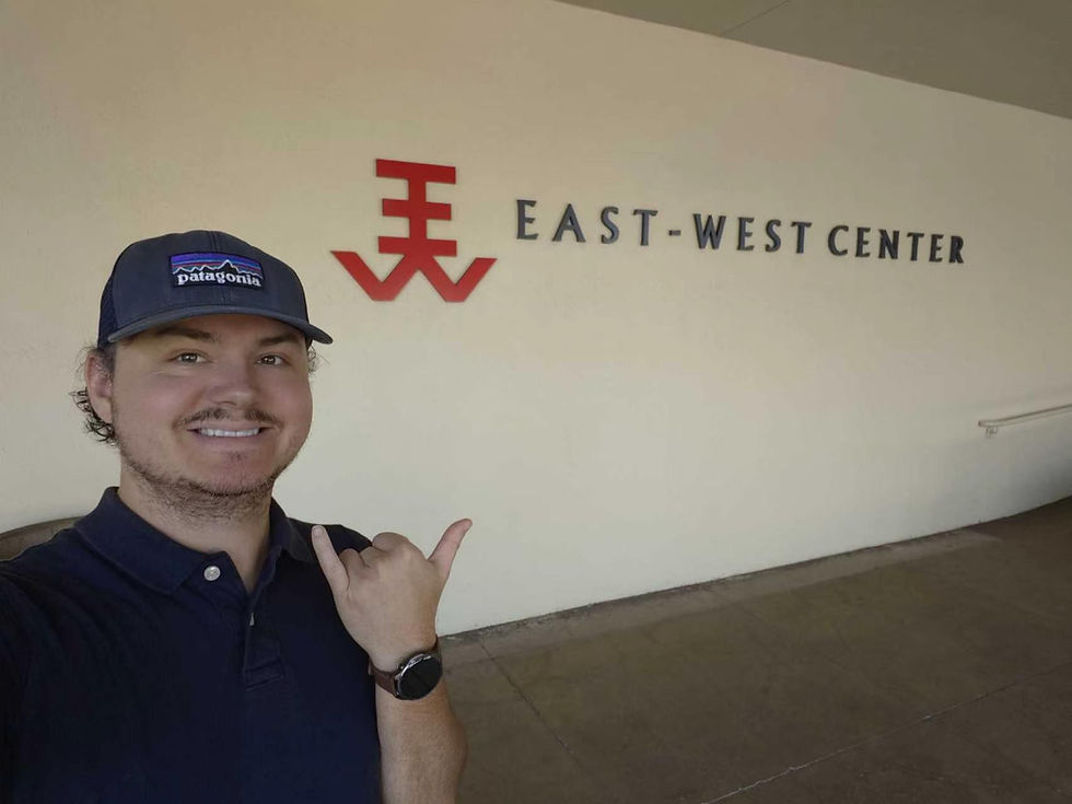Global Track Student Ronny Nowland Awarded East West Center Graduate Degree Fellowship