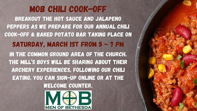MOB Chili Cook-Off