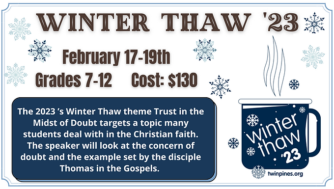 Winter Thaw Weekend Retreat