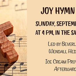 JOY Hymn Sing