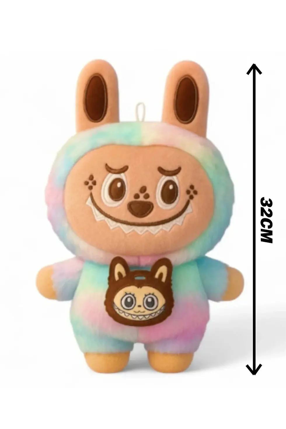 Küçük resim: Labubu Özel Seri Gökkuşağı 32 cm – Renkli & Koleksiyonluk Oyuncak