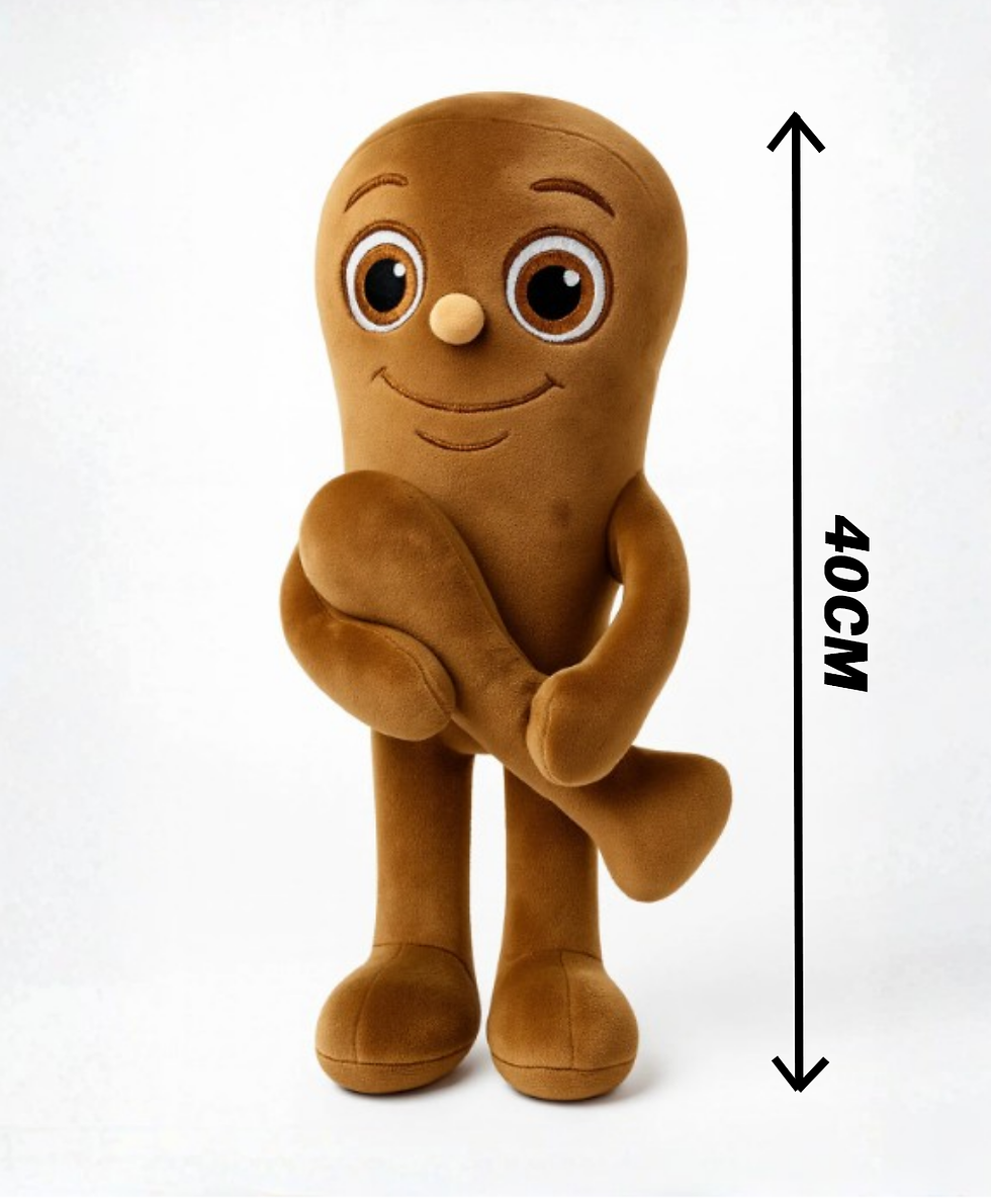 Küçük resim: Tung Tung Sahur Peluş 40 cm – Özel Tasarım & Tatlı Oyuncak