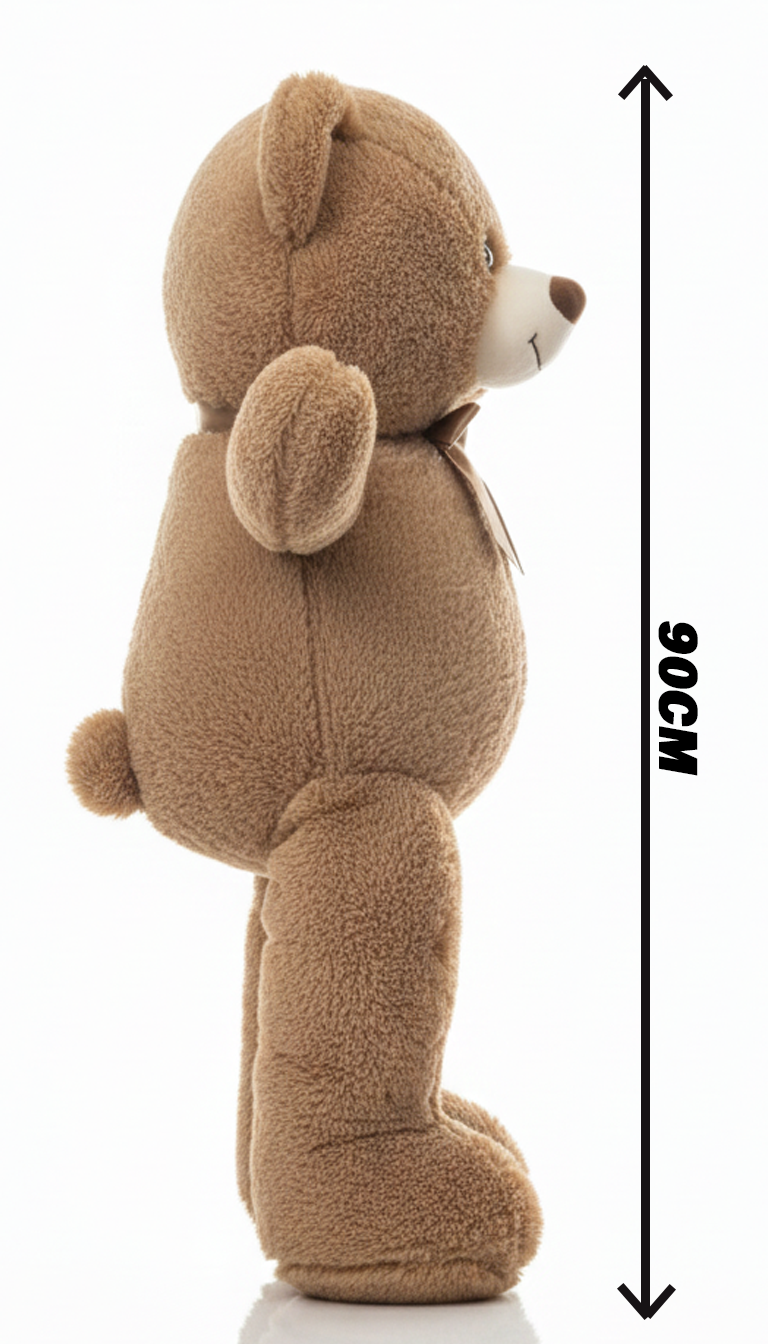 Küçük resim: Ayıcık Kurdeleli Seri 90 cm - Yumuşacık & Hediyelik Peluş