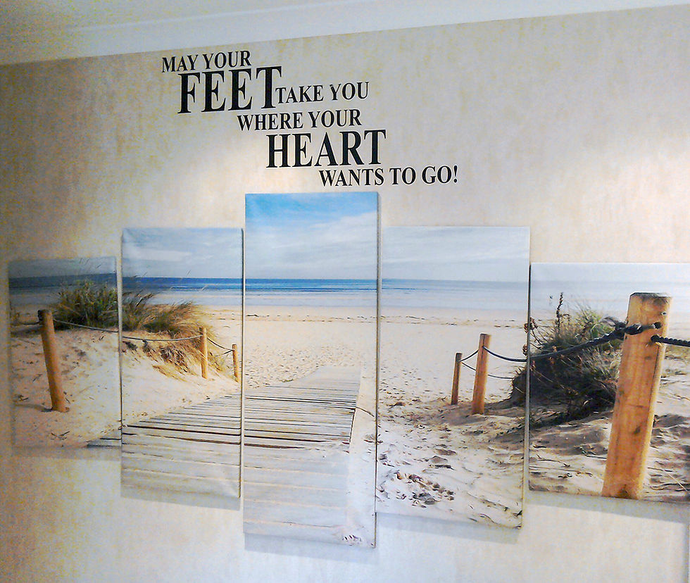 Let your feet take you