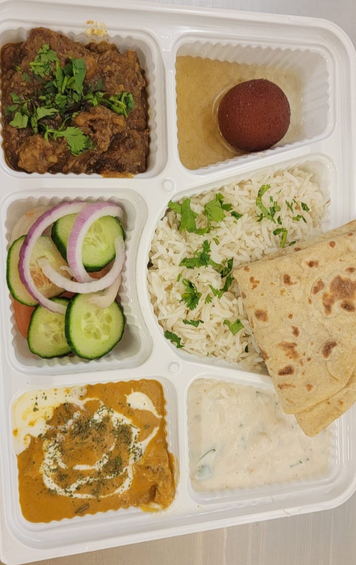 Arranged Food and Objects