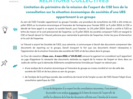 Mardi actu Synanto - relations collectives - 17 mars 2026