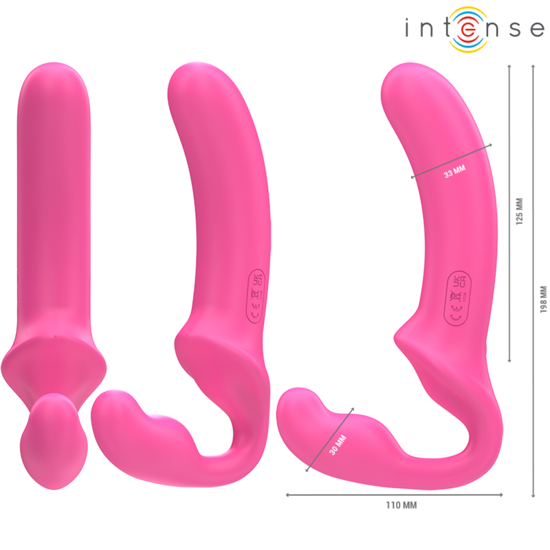 Thumbnail: INTENSE - AMY VIBRADOR DOBLE 20 CM ROSA CONTROL REMOTO