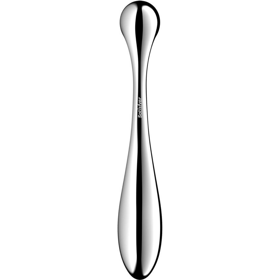 Thumbnail: SATISFYER - STAR FORCE 4 DILDO ACERO INOXIDABLE DOBLE USO