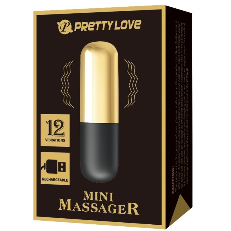 Thumbnail: PRETTY LOVE - BALA VIBRADOR RECARGABLE DORADO