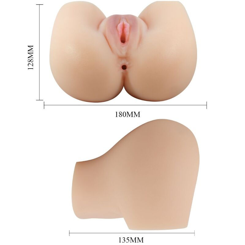 Thumbnail: CRAZY BULL - VAGINA Y ANO REALÍSTICOS VIBRADOR MILA
