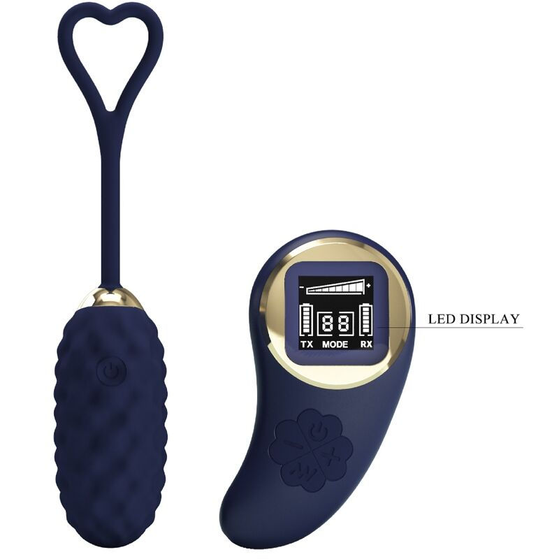 Thumbnail: PRETTY LOVE - VIVIAN HUEVO VIBRADOR CONTROL REMOTO AZUL