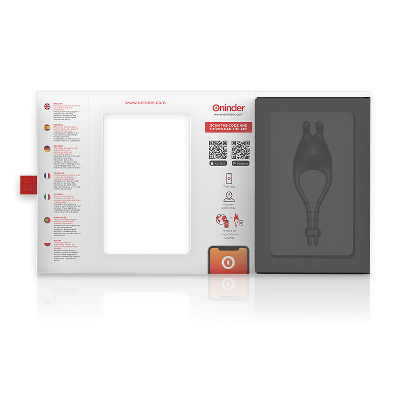 Thumbnail: ONINDER - PAMPA ANILLO VIBRADOR AJUSTABLE Y MULTIPOSICION  - APP GRATUITA
