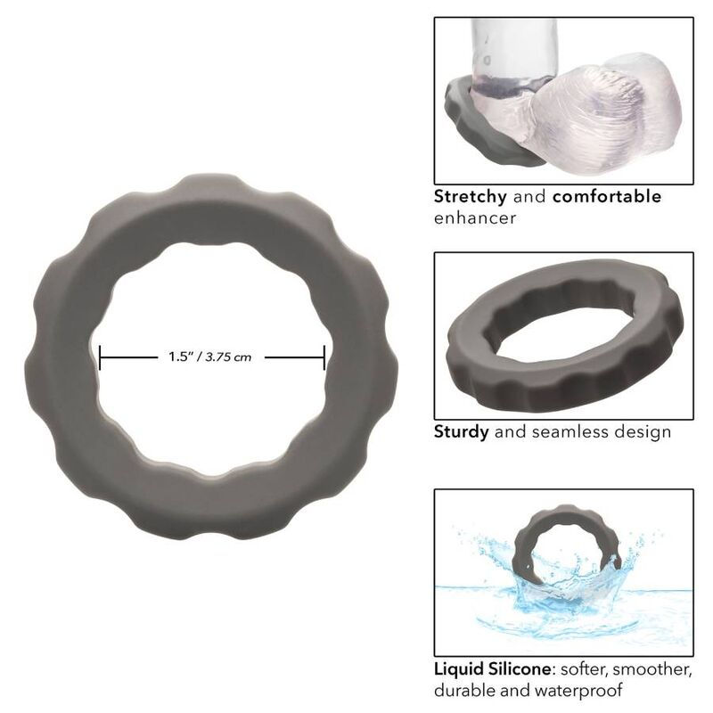 Thumbnail: CALEXOTICS - ALPHA ERECT RING GRIS