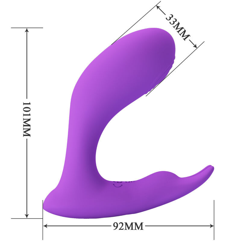 Thumbnail: PRETTY LOVE - IDABELLE VIBRATION & PULSATION CONTROL REMOTO VIOLETA