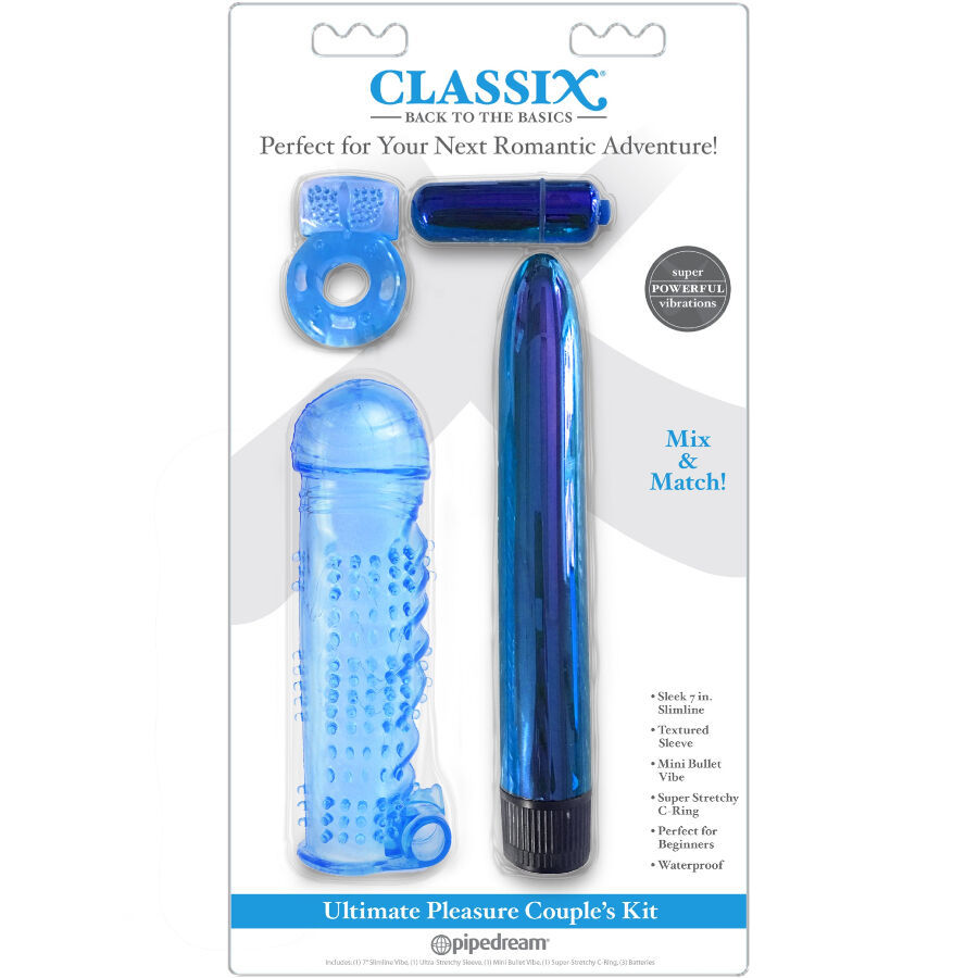 Thumbnail: CLASSIX - KIT DE PLACER PARA PAREJAS AZUL