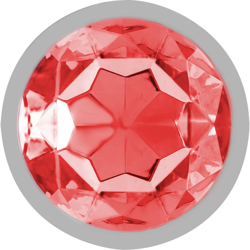Thumbnail: INTENSE - PLUG ANAL METAL ALUMINIO CON CRISTAL ROJO TALLA L