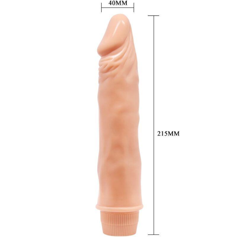 Thumbnail: BAILE - DWARF VIBRADOR REALÍSTICO 21 CM NATURAL
