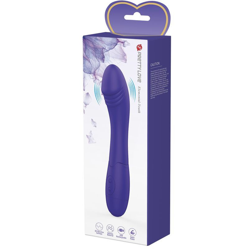 Thumbnail: PRETTY LOVE - ELEMENTAL YOUTH DILDO VIBRADOR VIOLETA
