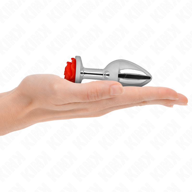 Thumbnail: KINK - PLUG ANAL ROSA ROJA TALLA M