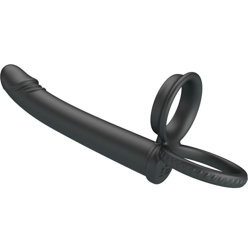 Thumbnail: PRETTY LOVE - MOSES ANILLO DOBLE PENE PARA DONLE PENETACIÓN NEGRO