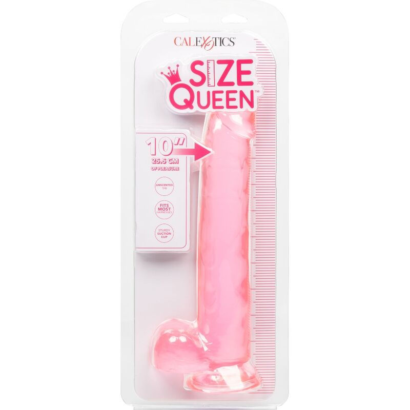 Thumbnail: CALEXOTICS - SIZE QUEEN DILDO ROSA 25.5 CM