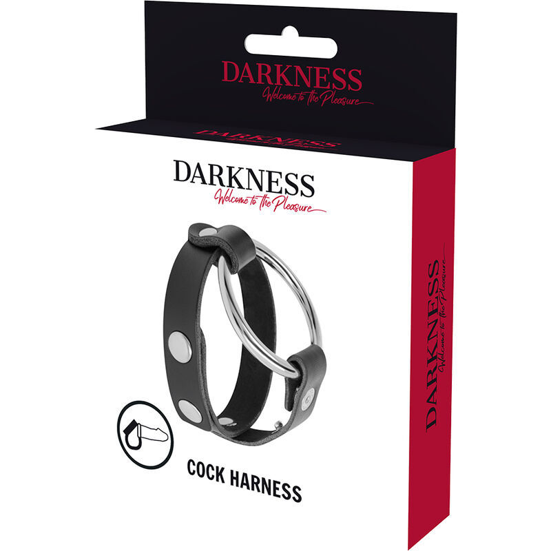 Thumbnail: DARKNESS - ANILLO PARA PENE Y TESTÍCULOS BDSM