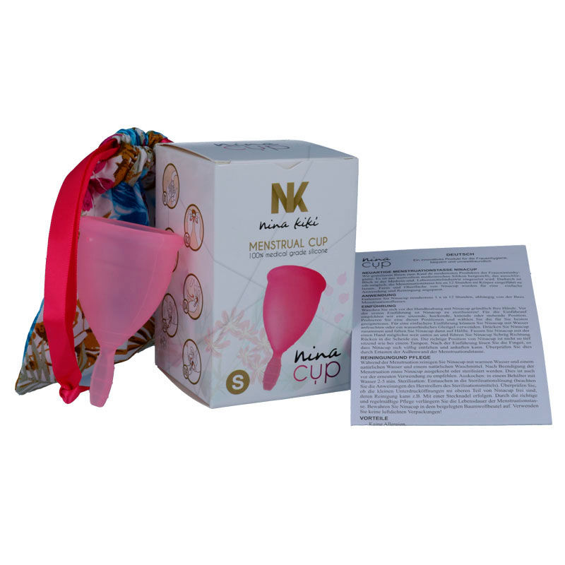 Thumbnail: NINA KIKÍ - COPA MENSTRUAL ROSA - TALLA S