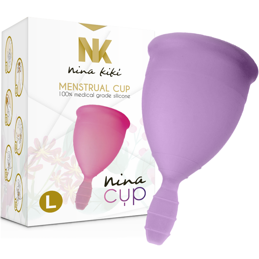 Thumbnail: NINA KIKÍ - COPA MENSTRUAL LILA - TALLA L