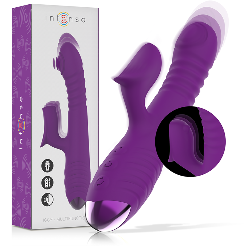 INTENSE - IGGY VIBRADOR MULTIFUNCIÓN RECARGABLE UP & DOWN CON ESTIMULADOR DE ...