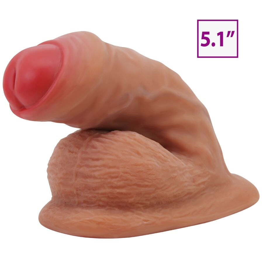 Thumbnail: PRETTY LOVE - WARNELL DILDO ULTRA REALÍSTICO Y ELÁSTICO 9.5 CM MULATO
