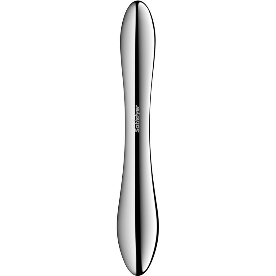 Thumbnail: SATISFYER - PURE GRAVITY 1 DILDO ACERO INOXIDABLE DOBLE USO