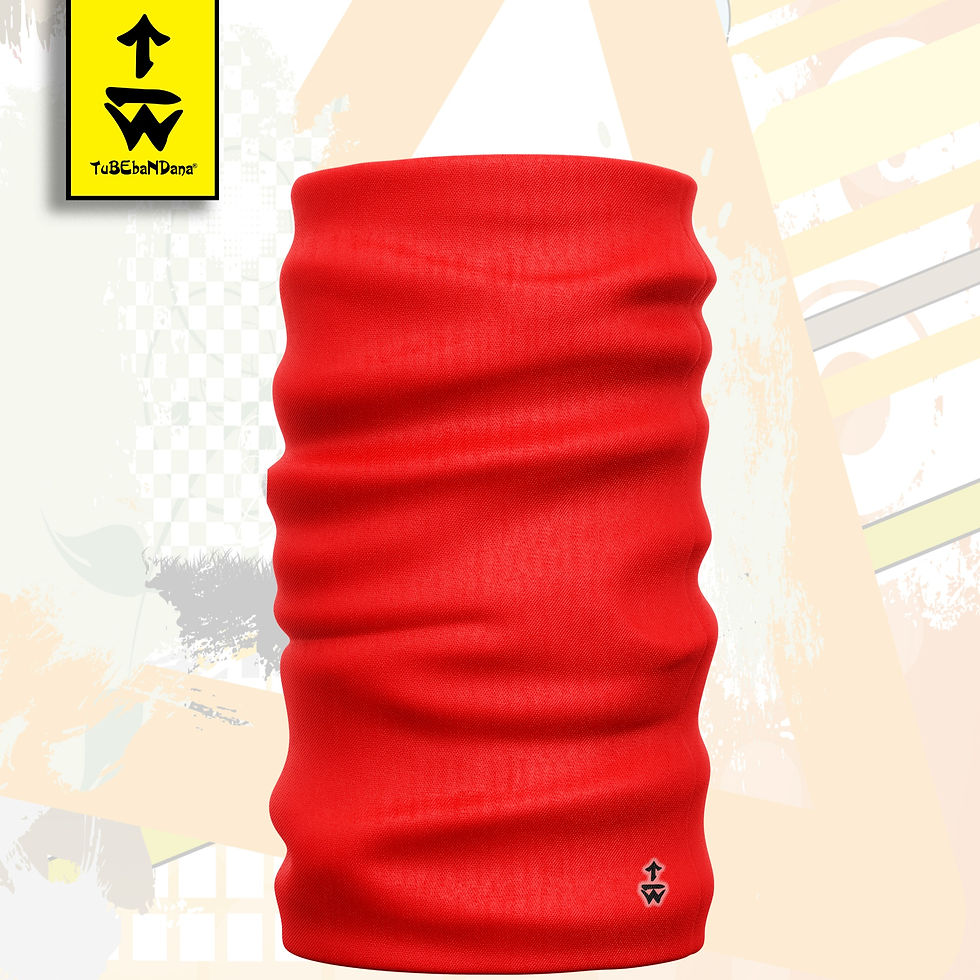 b2b Red Power - Kırmızı OEKO-TEX 100 Seamless Bandanası