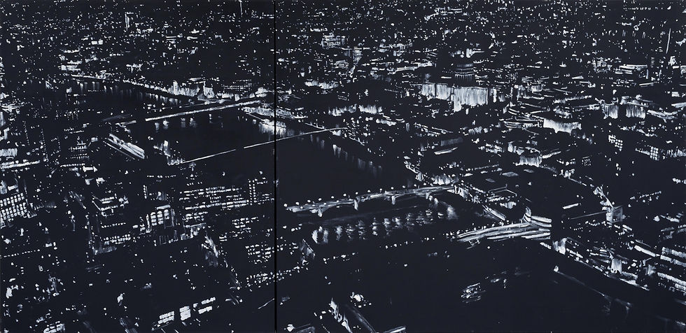 Patrice Palacio - Point Plan Trait n°14+15 - Oeuvre originale - Galerie G