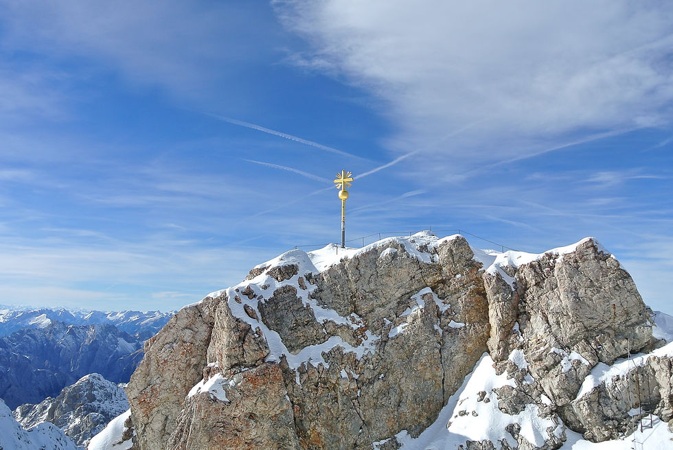 The peak of the Zugspitse
