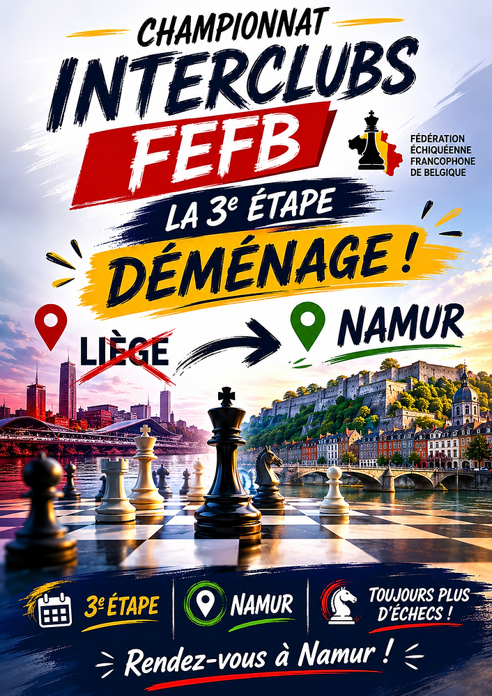 Fefb Intercercles FEFB : CHANGEMENT D'ADRESSE