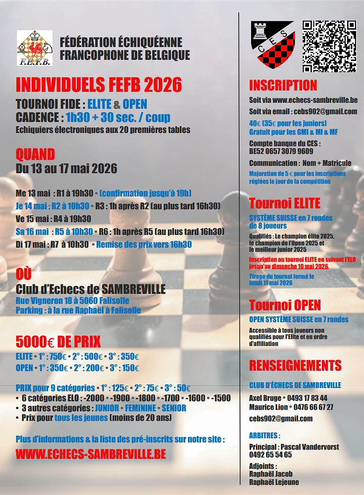 Fefb Individuels FEFB 2026