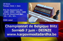 Championnat de Belgique - Blitz