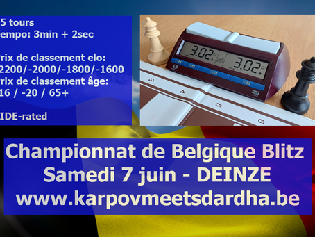 Championnat de Belgique - Blitz